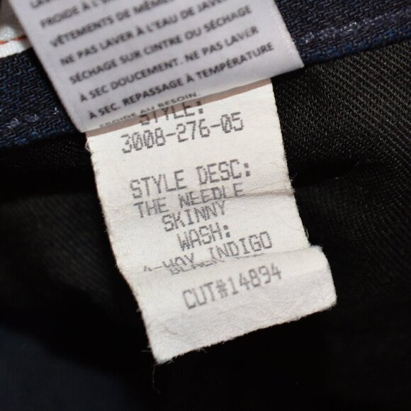 Hiroshi Kato Men's Selvedge The Needle Skinny Jeans Sz 30 - Picture 11 of 11